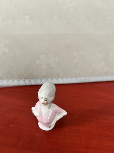 Vintage porcelain half doll - vintage,