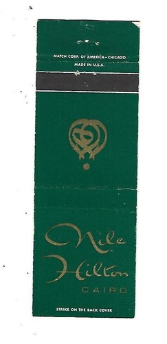 Hilton hotel matchcover - hotel,