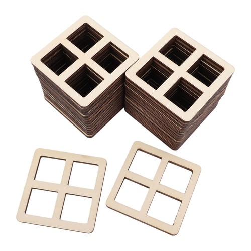 30pcs mini wooden window - mini,