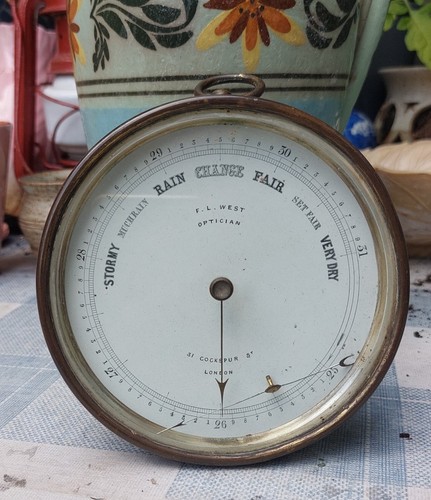 Antique victorian aneroid - victorian,