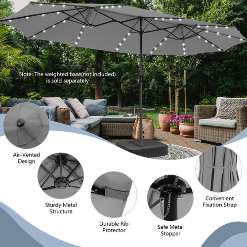 460 double sided parasol - double-sided,