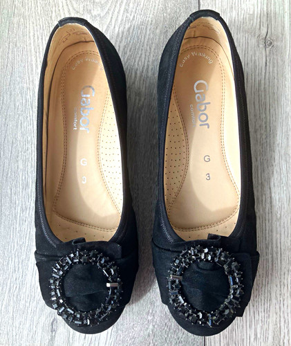 Gabor comfort black suede - gabor,