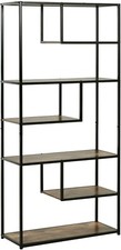 Industrial Large Bookcase Open