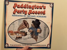 Paddington Bear Party Record 1st Red UK LP 1976 Michael Hordern Michael Bond 