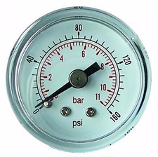 50mm Pressure Gauge 1/8" BSP