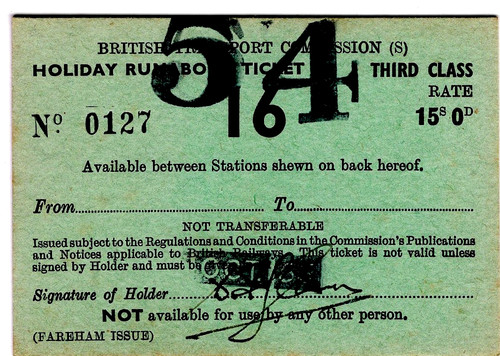 Railway ticket t c - railway, ticket: