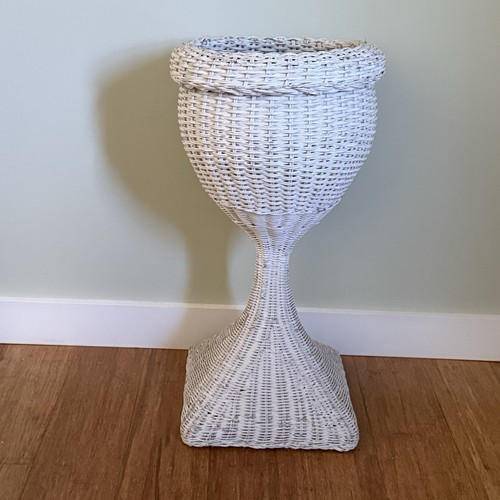 Vintage white wicker - vintage,