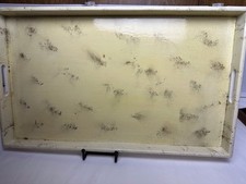 Wooden Off White Cream Colored