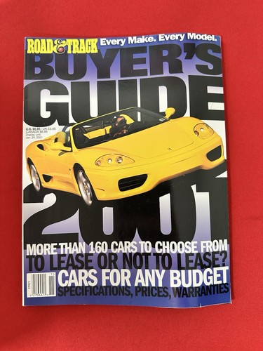 Road track magazine - magazine, 2001