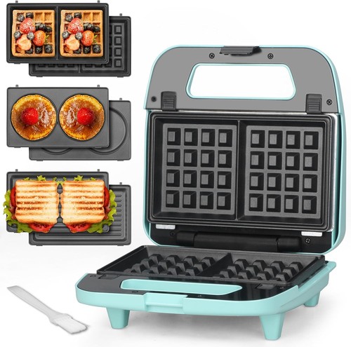 3in1 waffle maker removable - waffle,
