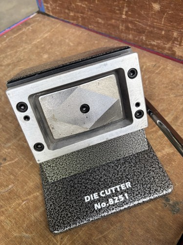 Pvc die card cutting - die, machine