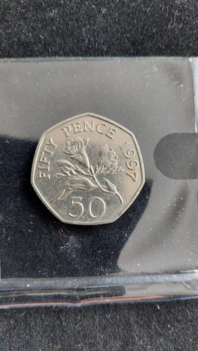 1997 bailiwick guernsey 50p - of,