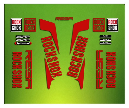 Rockshox fork sticker - sticker, reba