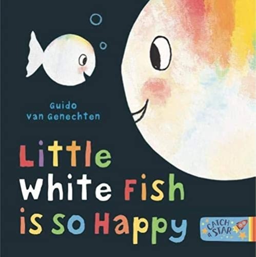 Little white fish happy - is,