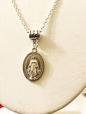 Mary Magdalene Catholic Oval Religious Necklace
