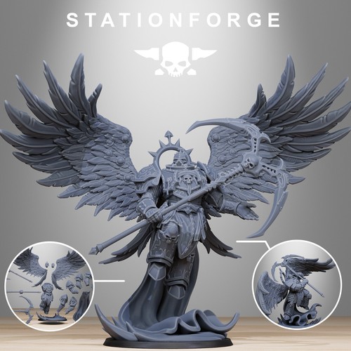 Corrupted archon angel pose - corrupted,