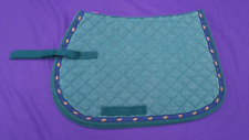 Small Pony Size Jade Green Horse Saddle Pad / Numnah