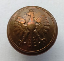 Genuine WW2 Era Polish Army / Military Large 23.8mm Button by J.R. Gaunt & Son