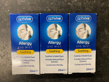 OPTIVIVE ALLERGY SOOTHING EYE MIST 3 x 10ml *EXP 04/2026*
