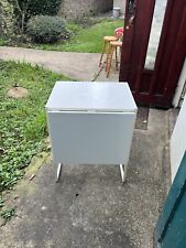 Ikea compact drop leaf extendable white Small Bistro Kitchen Table & Chairs 