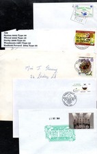 #59 Selection of Scout Post issues on covers-Syston, Wirral & three more