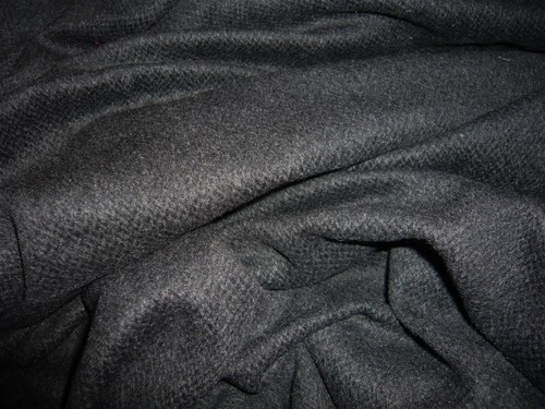 Brushed wool blend tweed - brushed,