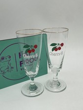Vintage Pair Cherry B glasses