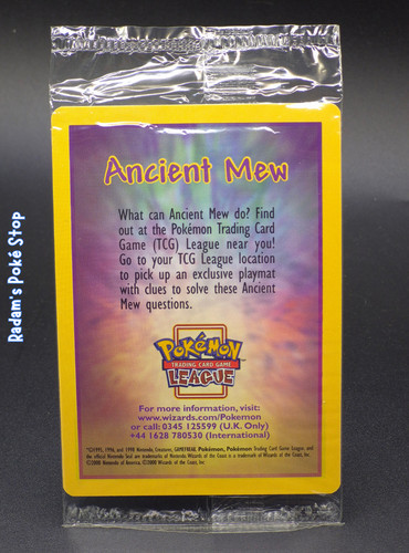Sealed ancient mew pokemon - ancient,