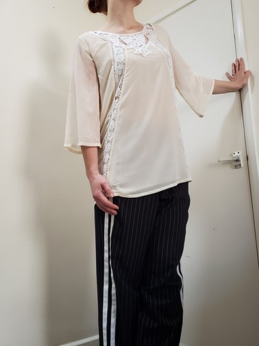 Zara trf collection lace - trf, beige