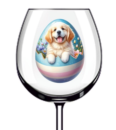 12x colourful easter puppy dog - 12x,