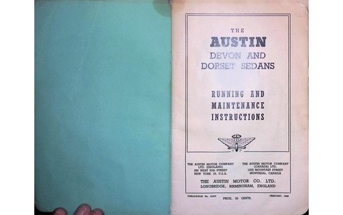 Austin a40 devon dorset sedan - austin,