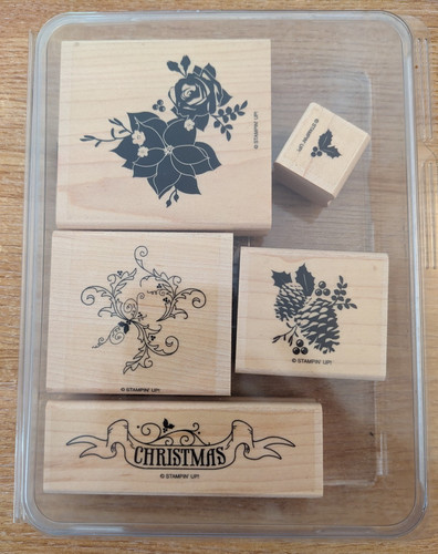 Stampin wood mount rubber - stampin', up!
