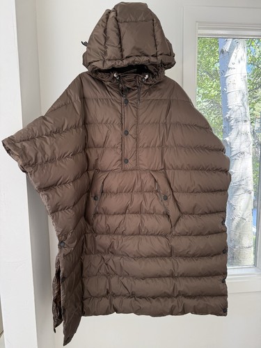 Moncler grenoble down poncho - grenoble,