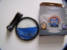 SANDSCAPE, MOVING SAND ART, BLUE, FREE STANDING, HOME DECOR