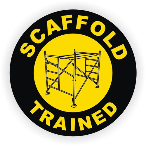 Scaffold trained sticker - trained,