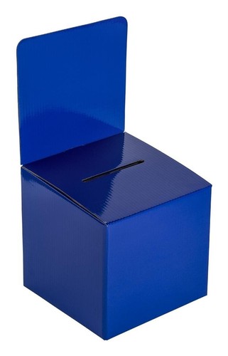 Medium cardboard ballot box - medium,