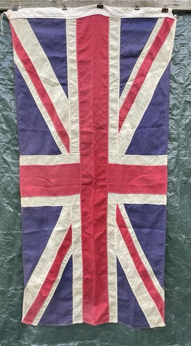 Vintage linen union jack flag - union,