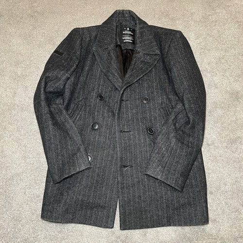 Superdry tweed herringbone pea - tweed,
