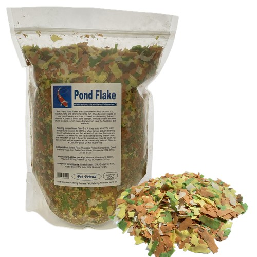 Pet friend pond flake fish - pond,