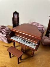 Dolls House Wooden Grand Piano