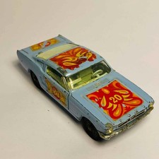 Corgi Toys #348 Ford Mustang Fastback Flower Power - Original Vintage (ref31)