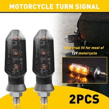 2x Smoke Amber Light LED