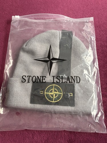 Stone island mens beanie grey - stone,