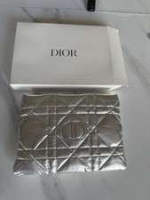 Christian Dior Silver Quilted