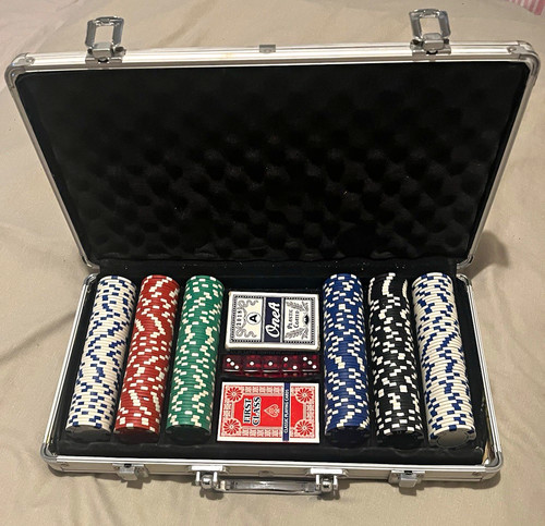 Poker set aluminium - poker, carry