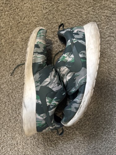 Nike roshe run green camo - green, sz