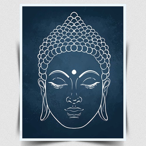 Buddha head yoga meditation - yoga,