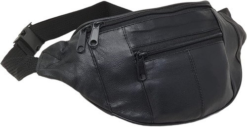 Leather black waist - leather,