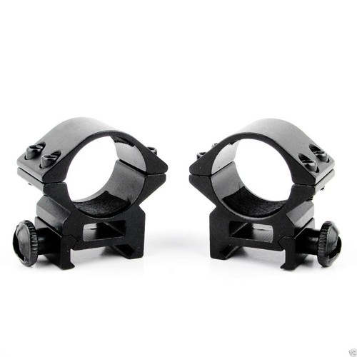 2pcs 4mm inch scope rings - 25.4mm, 1