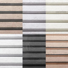 Wooden Slats Panelling Wallpaper 3D Wood Panel.Faux Effect Stripes Feature Decor